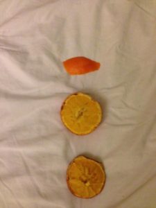 Picture 4 is a closer look at oranges. Notice the peel.
