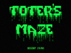 Toter's Maze - Title Screen