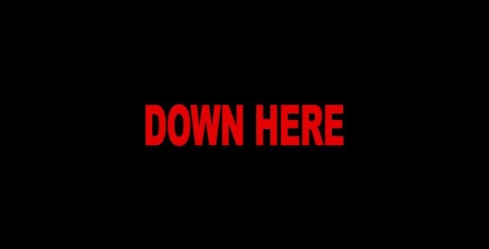 down here