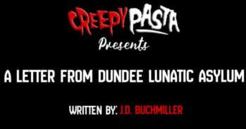 A letter from Dundee lunatic asylum