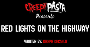 Red lights on the highway