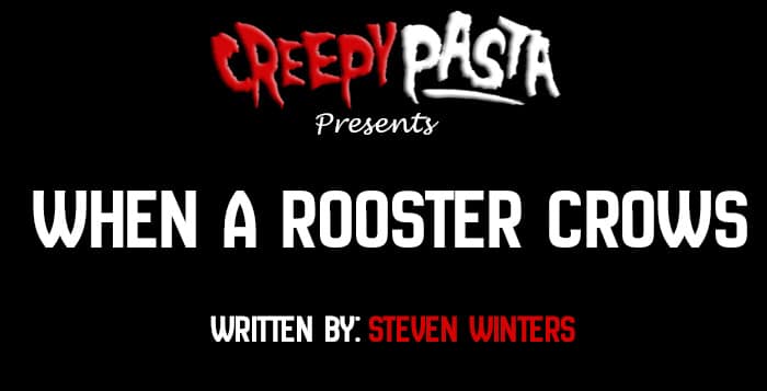 when a rooster crows